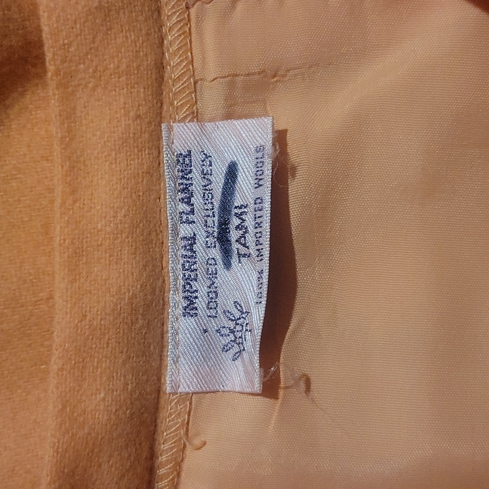 Vintage 60s 70s  Orange Wool Skirt S - Picture 10 of 10